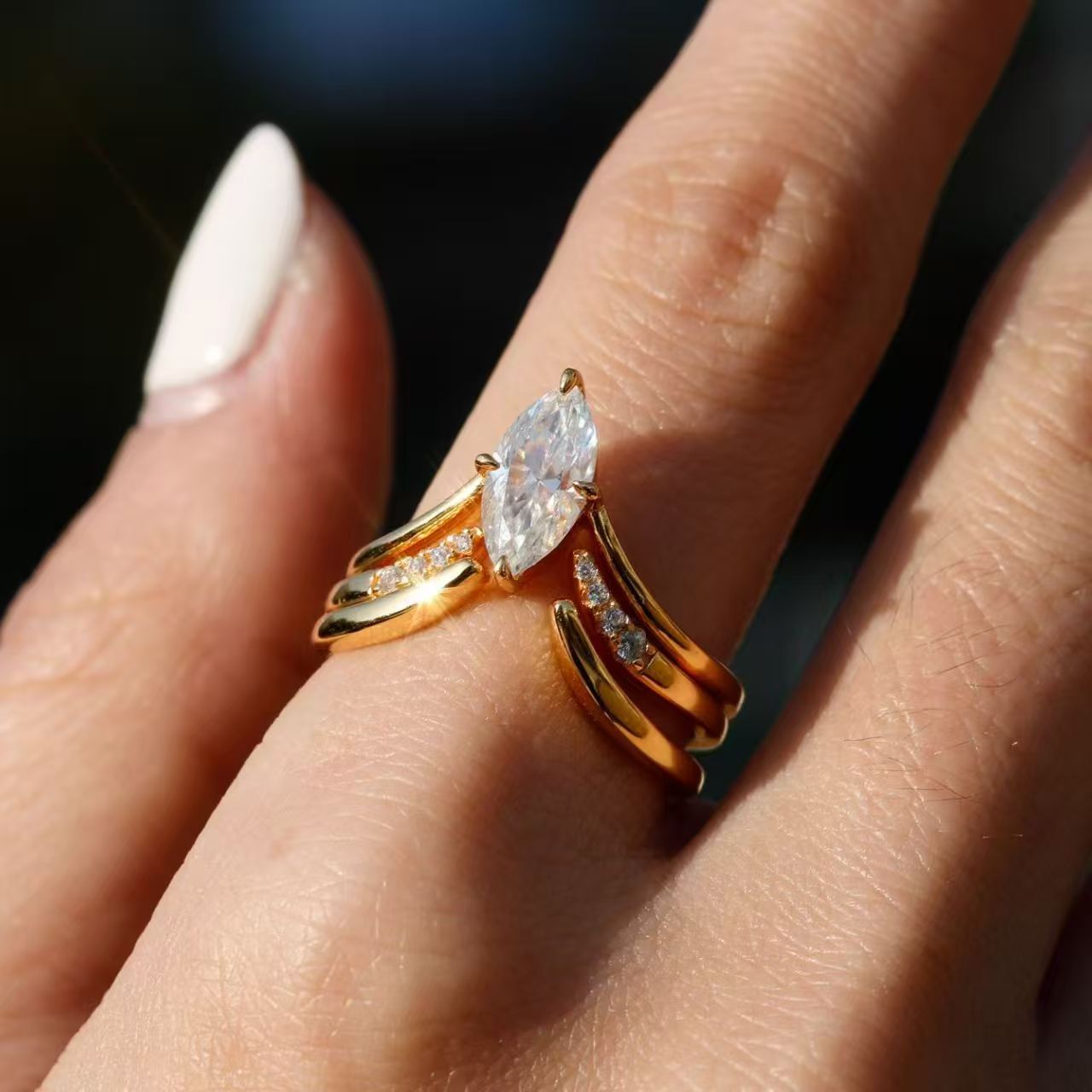 Anello Oro “Goccia Reale